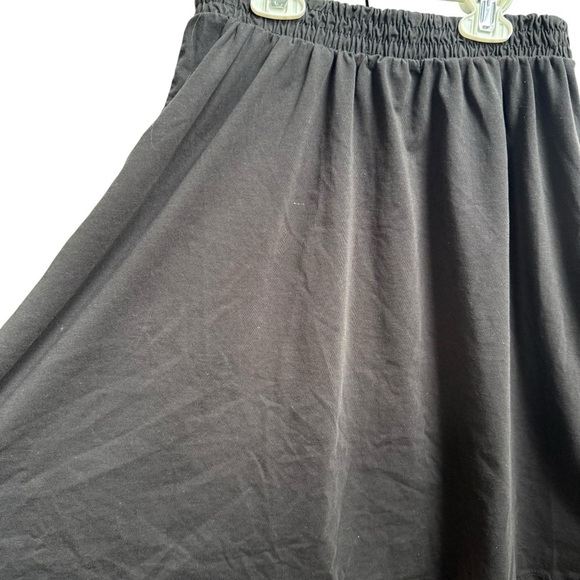 4/$25 Kidichic Girls Black Flowy Knee Length Skirt Size 12 - Picture 3 of 7
